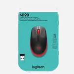 Logitech Wireless Mouse M190 - Full Size Ambidextrous Curve Design